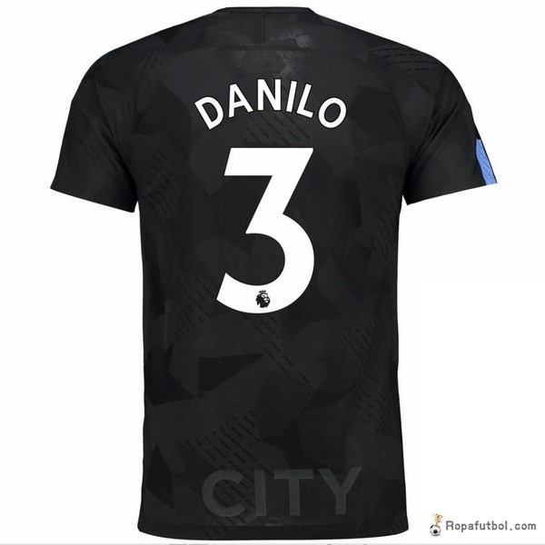 Camiseta Manchester City Replica Tercera Ropa Danilo 2017/18